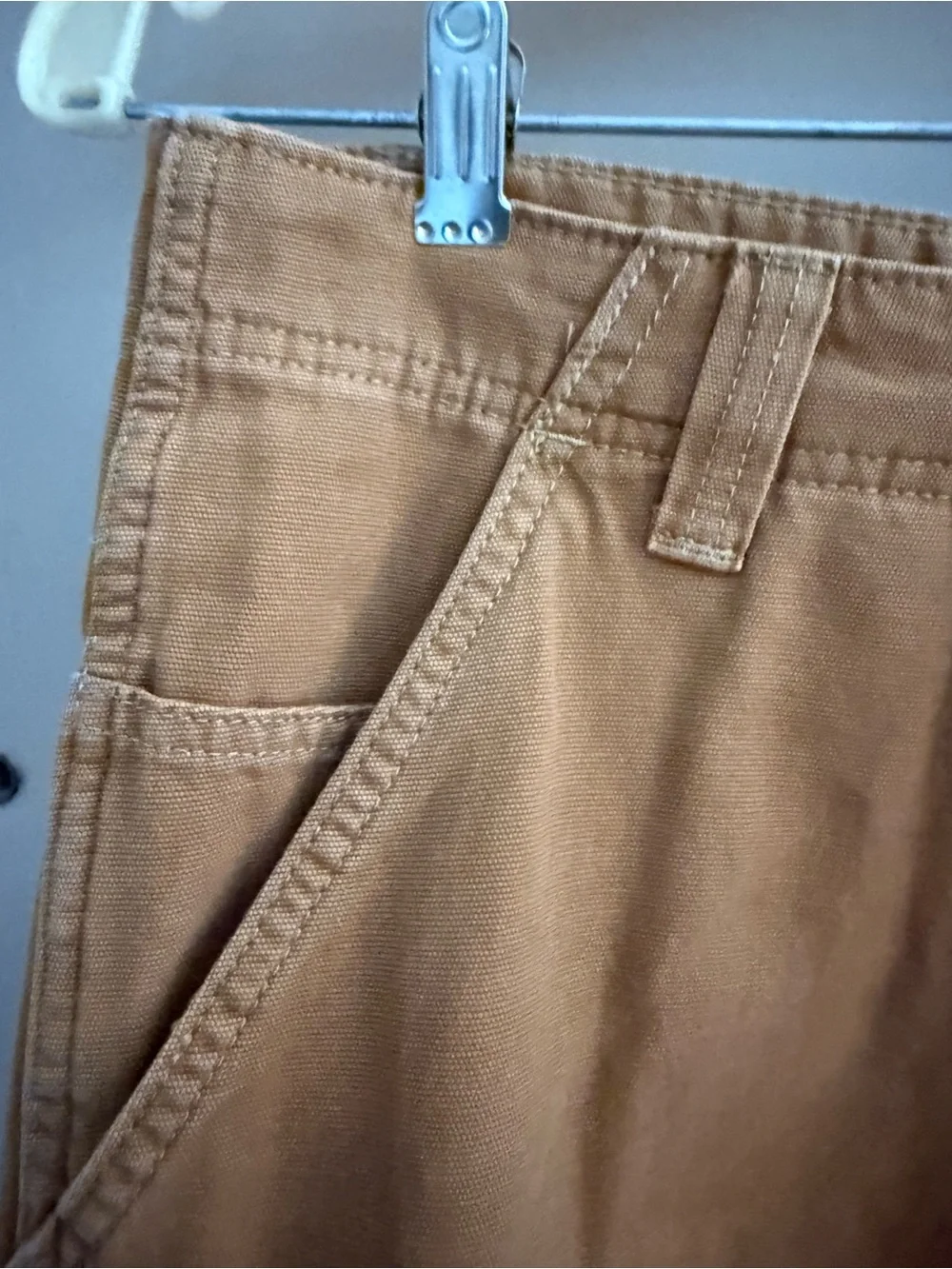Wrangler Men's Tan Cargo Shorts - Utility Pocket Style